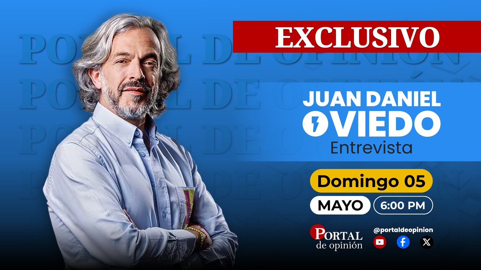 ¡No se pueden perder este domingo 5 de Mayo entrevista EN EXCLUSIVA con ...